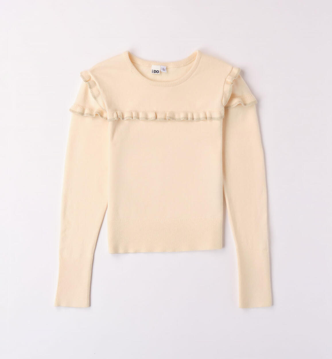 Maglia con ruches per ragazza BEIGE iDO