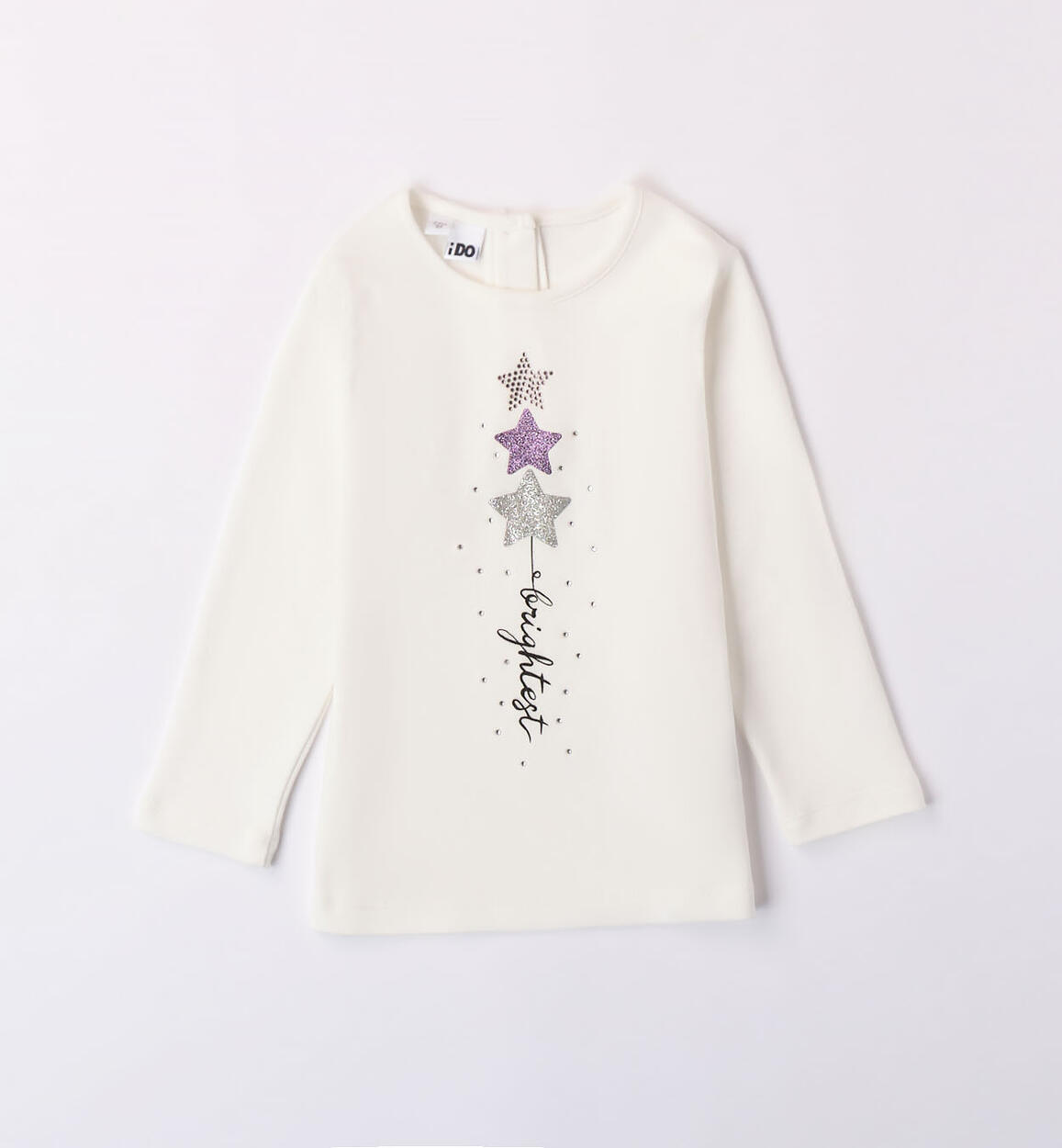 Maglia con stelle bambina PANNA iDO