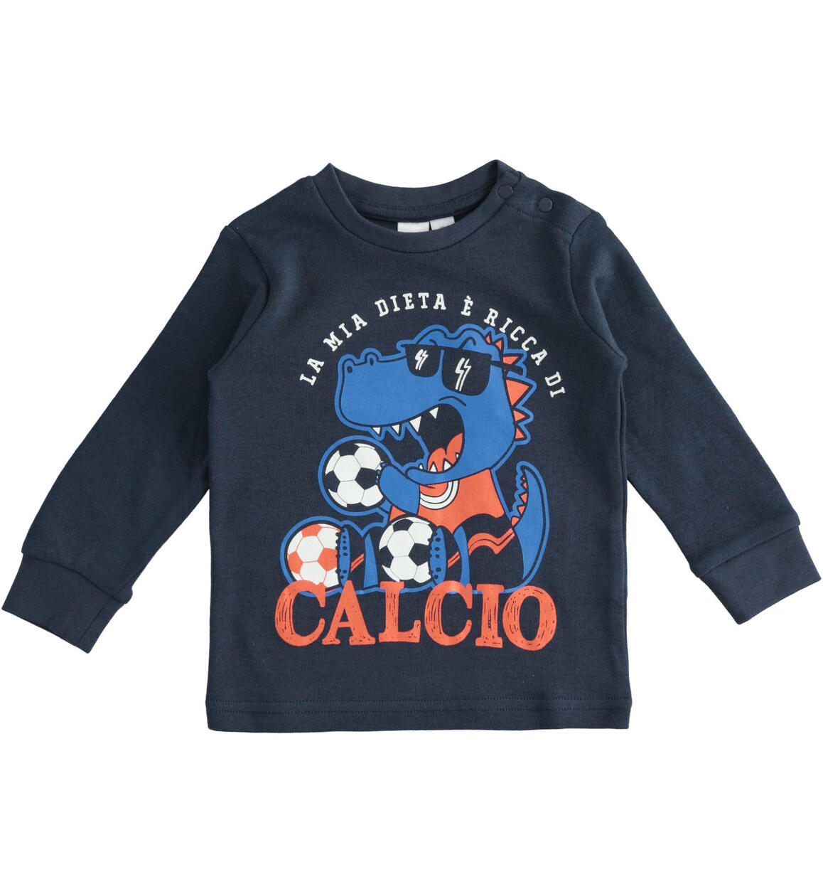 Maglietta bambino in cotone BLU iDO