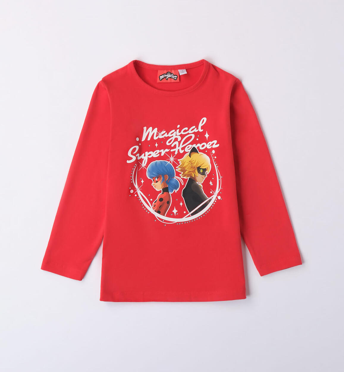 Maglietta rossa Miraculous bambina ROSSO iDO
