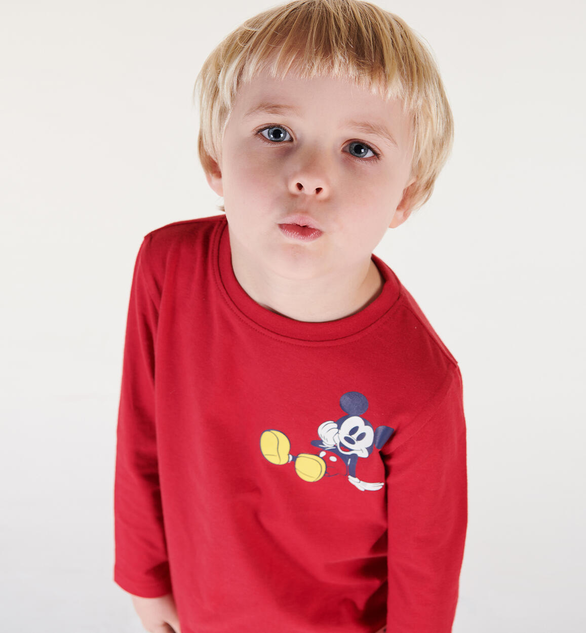 Maglietta rossa Topolino per bambino ROSSO Sarabanda
