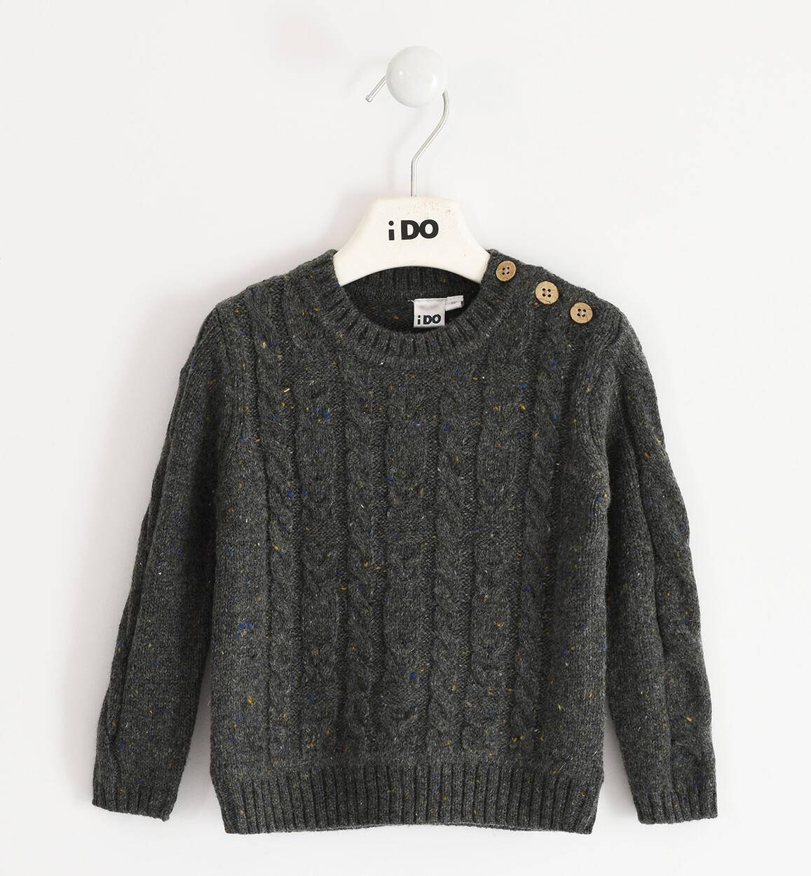 Maglione bambino in tricot MARRONE iDO