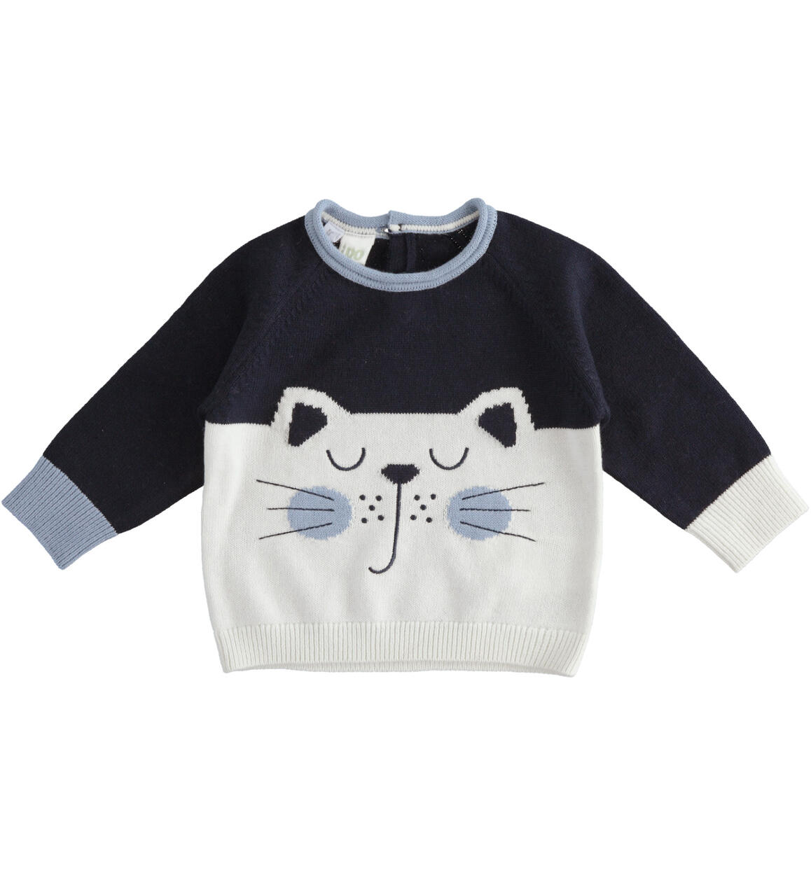 Maglione bimbo in tricot BLU iDO