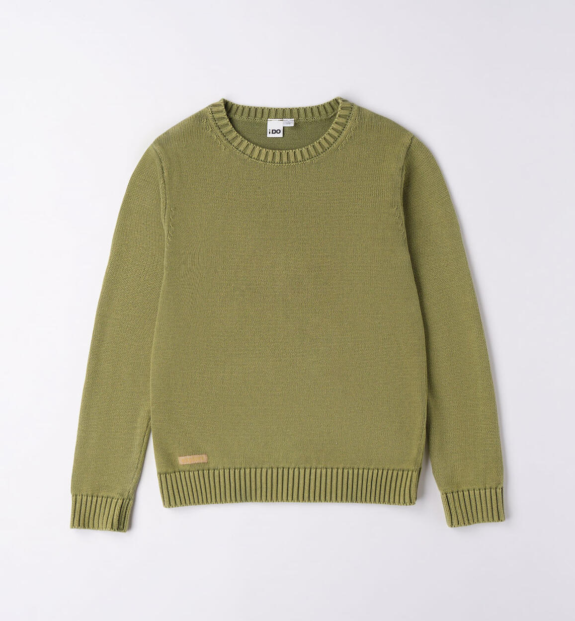 Maglione ragazzo 100% cotone VERDE iDO