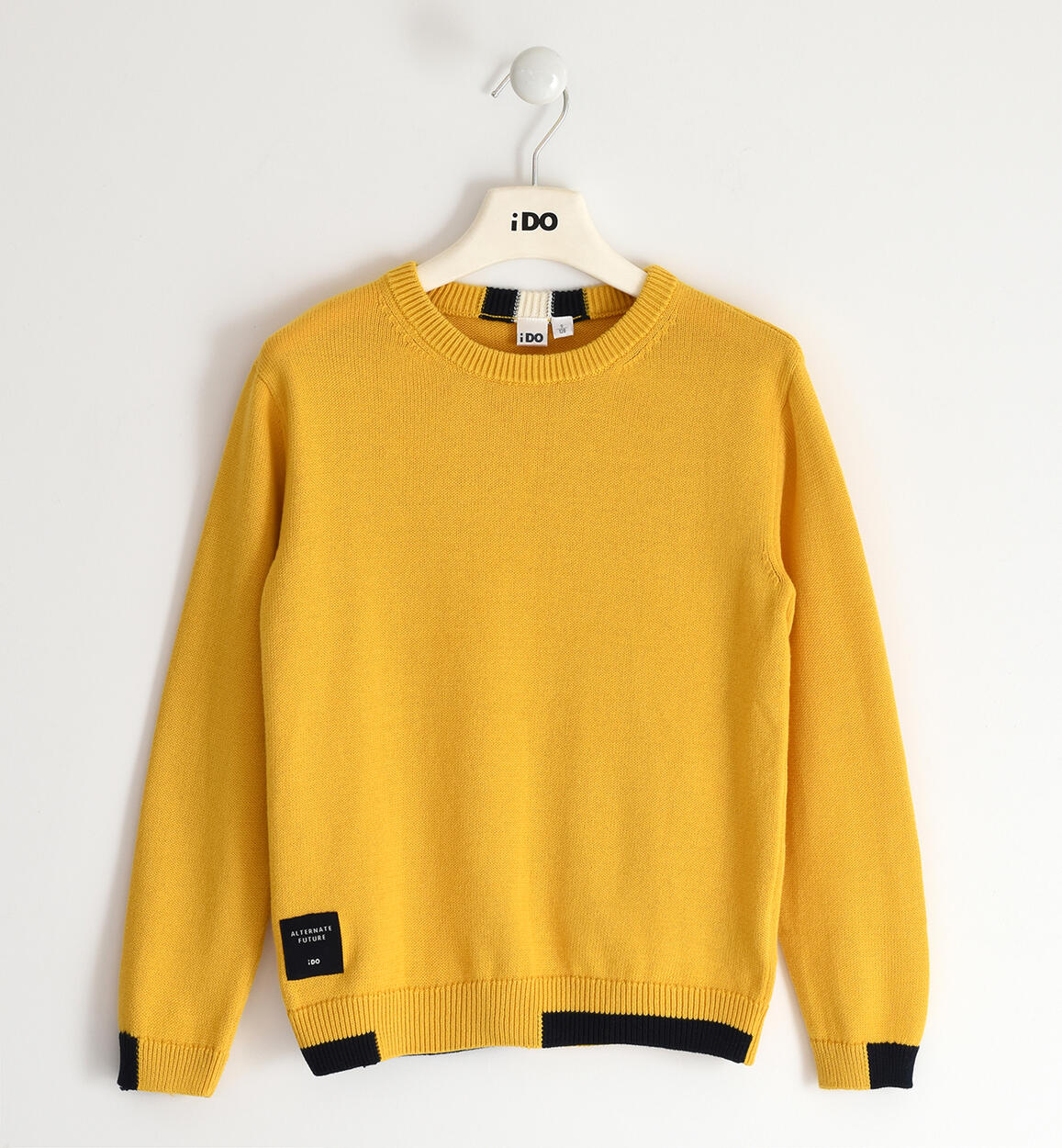 Maglione ragazzo in tricot GIALLO iDO