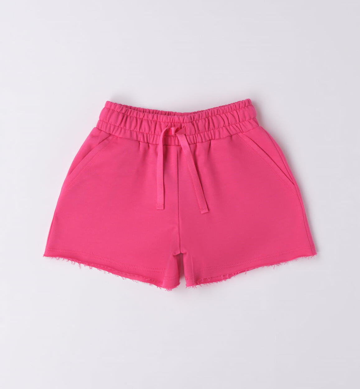 Morbido short bambina in felpa FUCSIA iDO