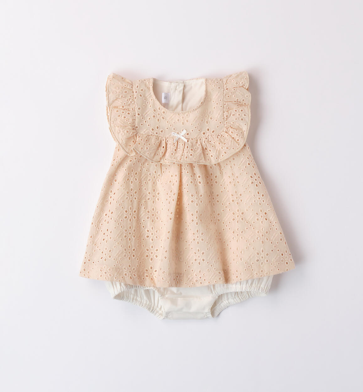 Pagliaccetto per bimba BEIGE Minibanda