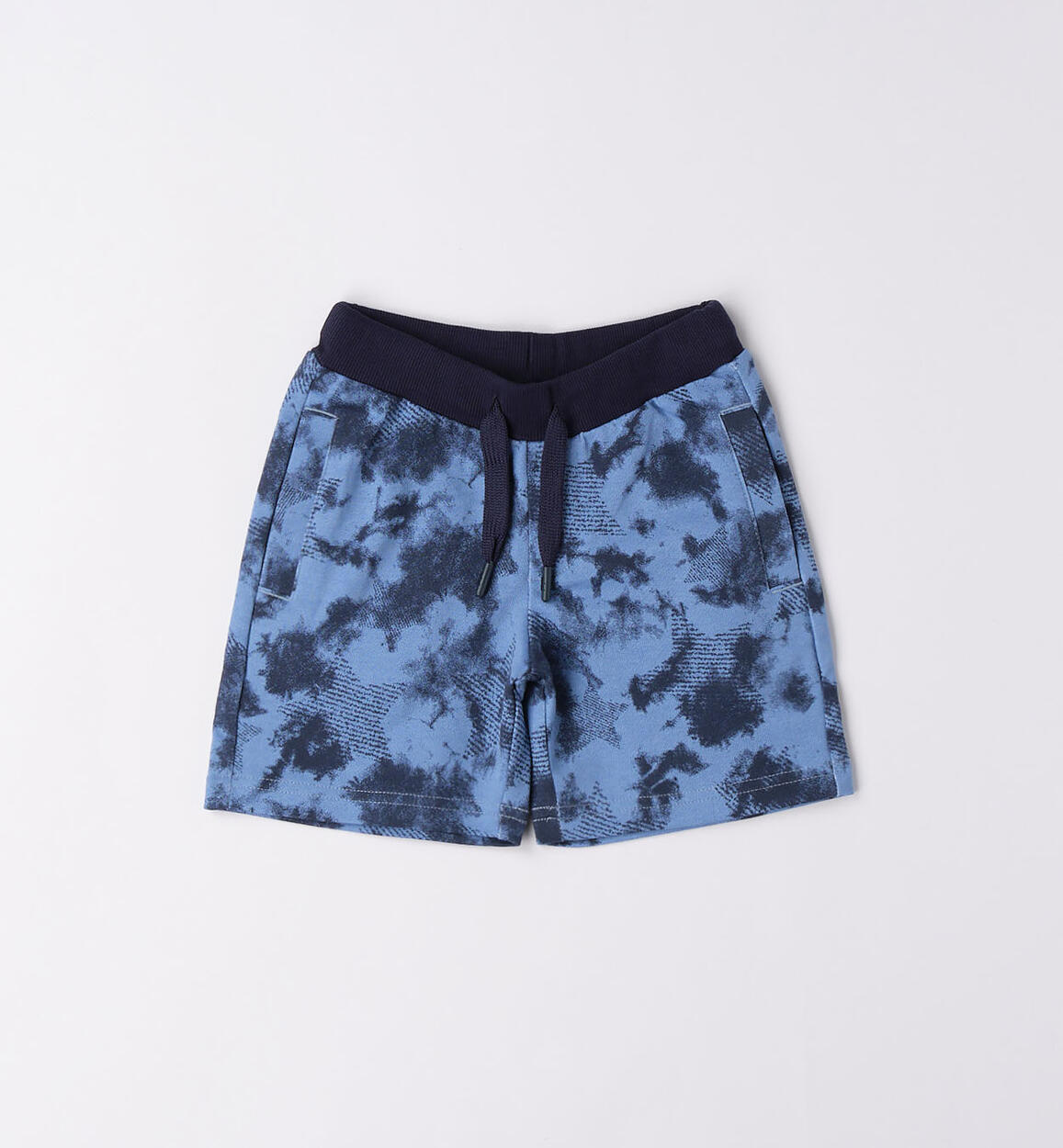 Pantaloncino bambino tie dye BLU Sarabanda