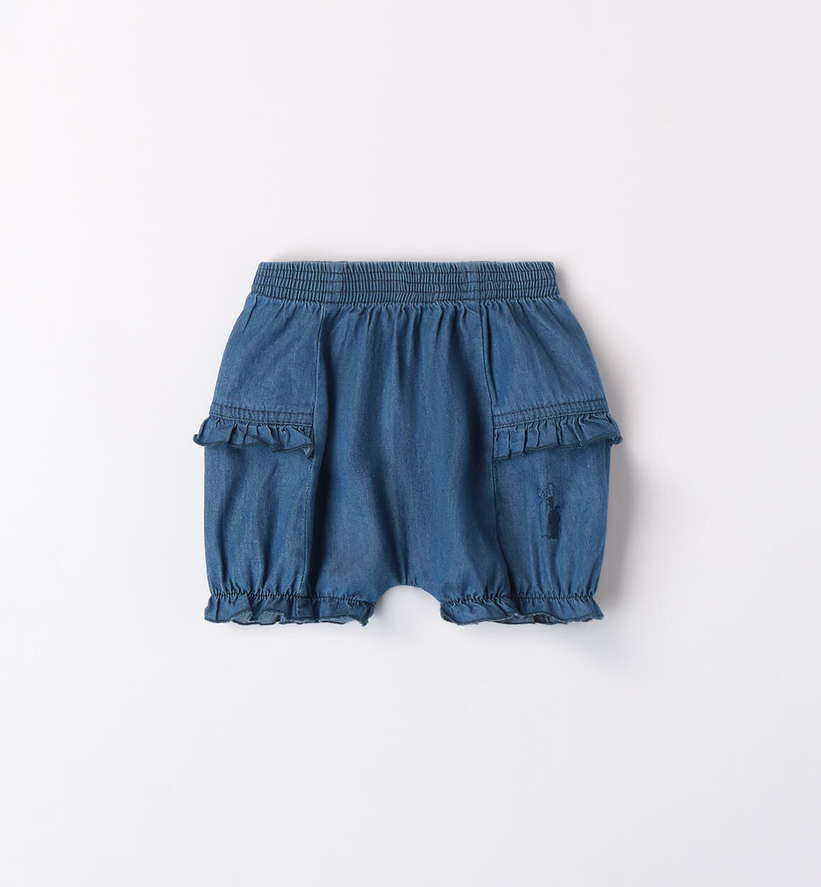 Pantaloncino in denim per bimba BLU iDO