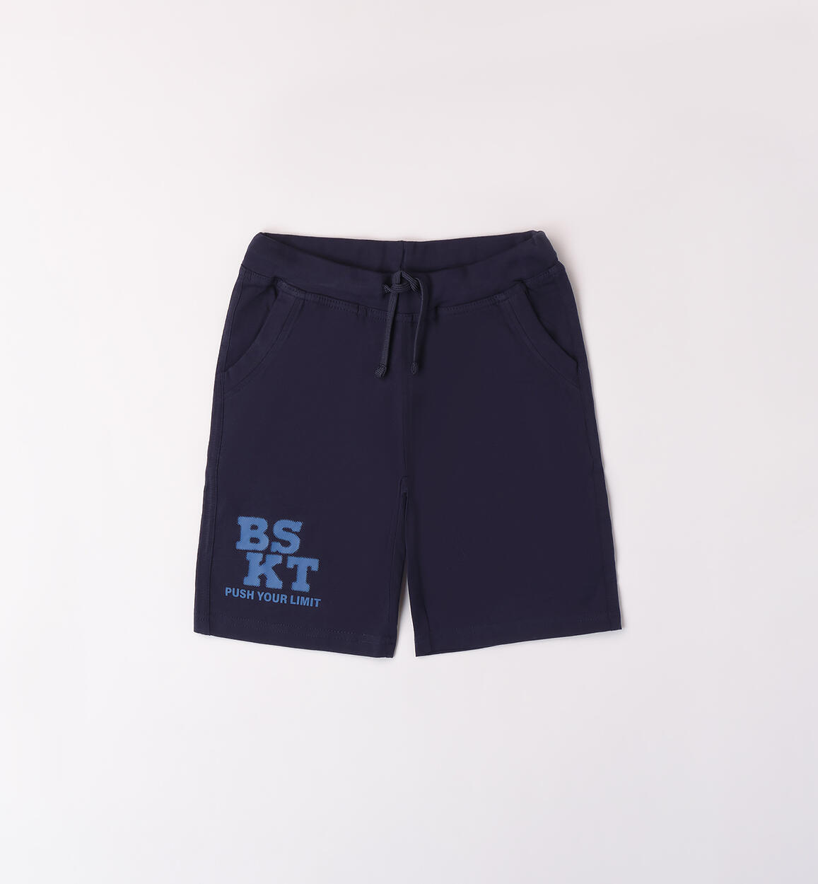 Boys' sporty shorts BLUE iDO