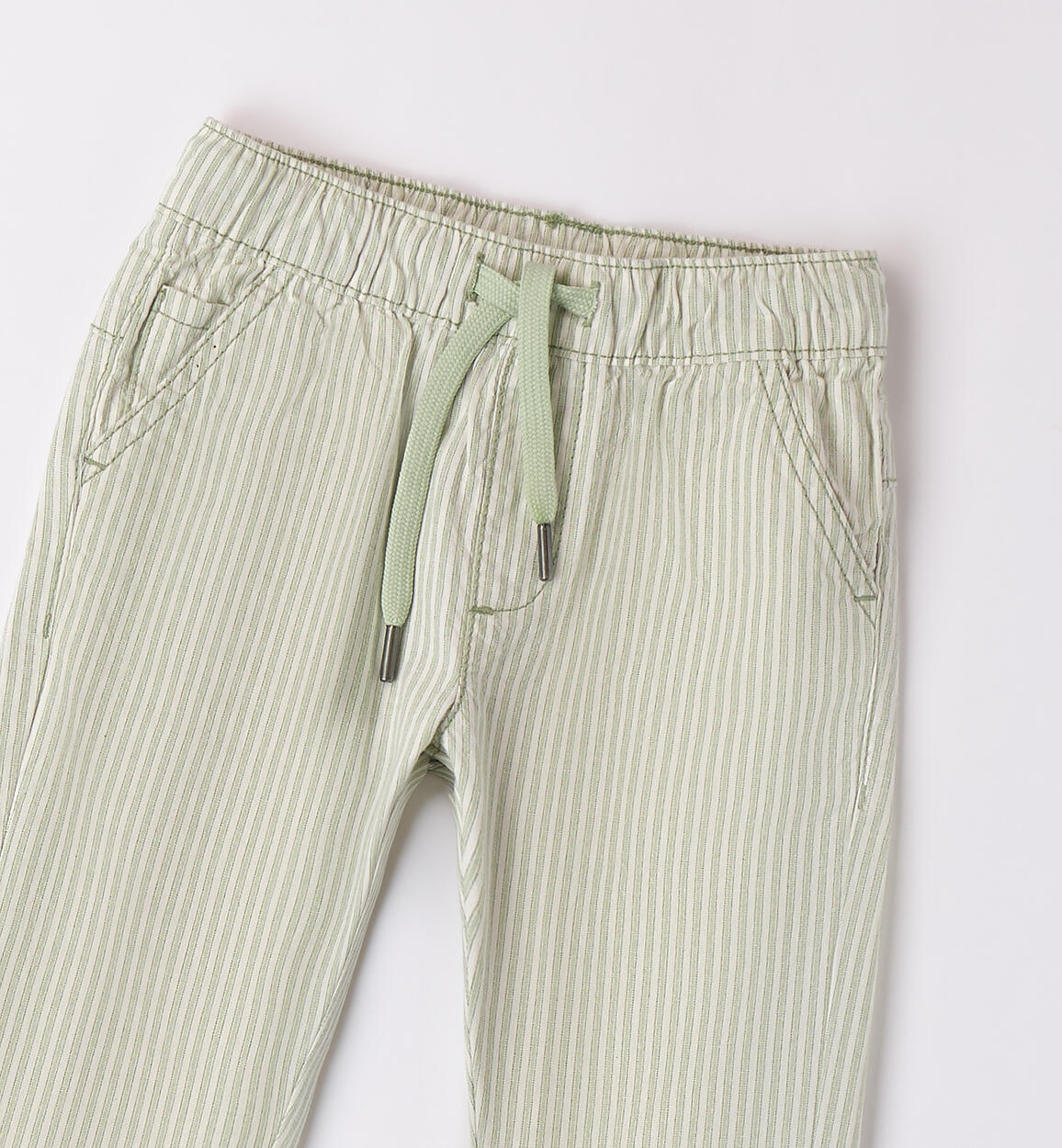 Pantalone a righe per bambino VERDE iDO