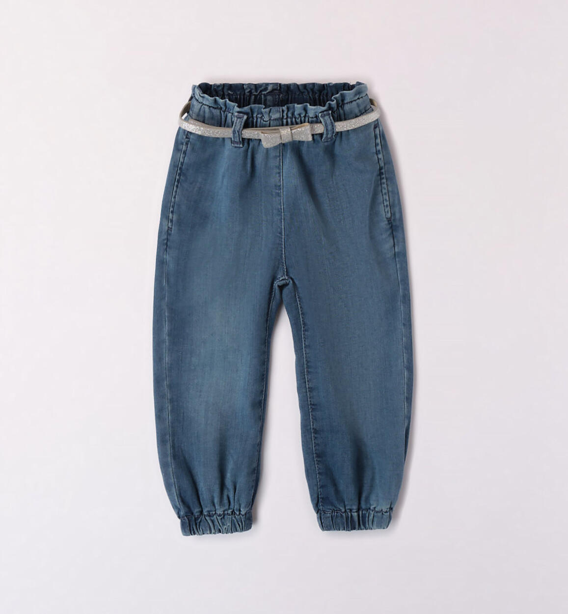 Pantalone bambina con cintura BLU iDO