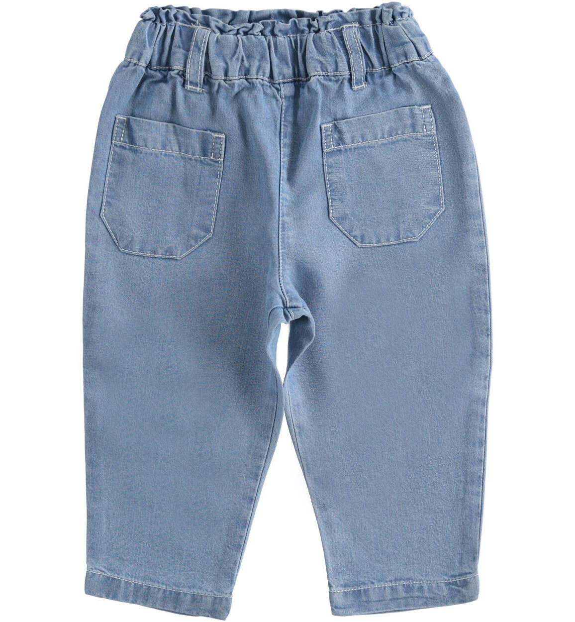 Pantalone bambina in 100% lyocell BLU iDO