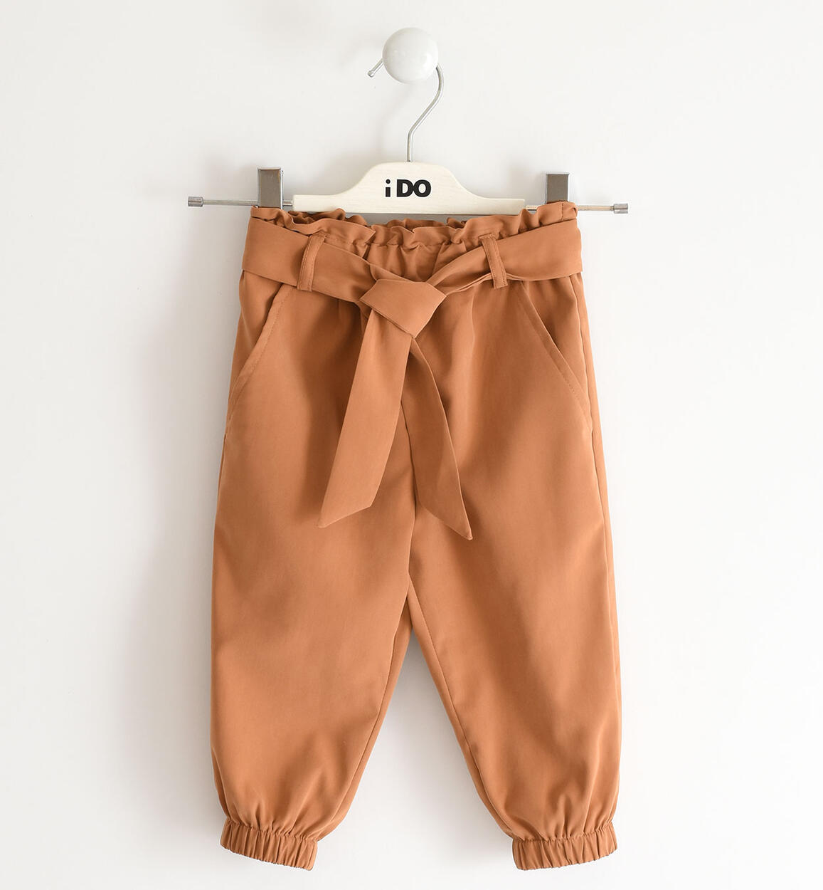 Pantalone bambina in cupro MARRONE iDO