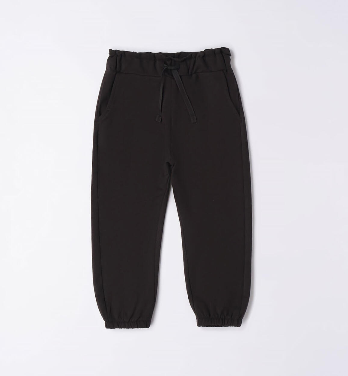 Pantalone bambina in felpa NERO iDO