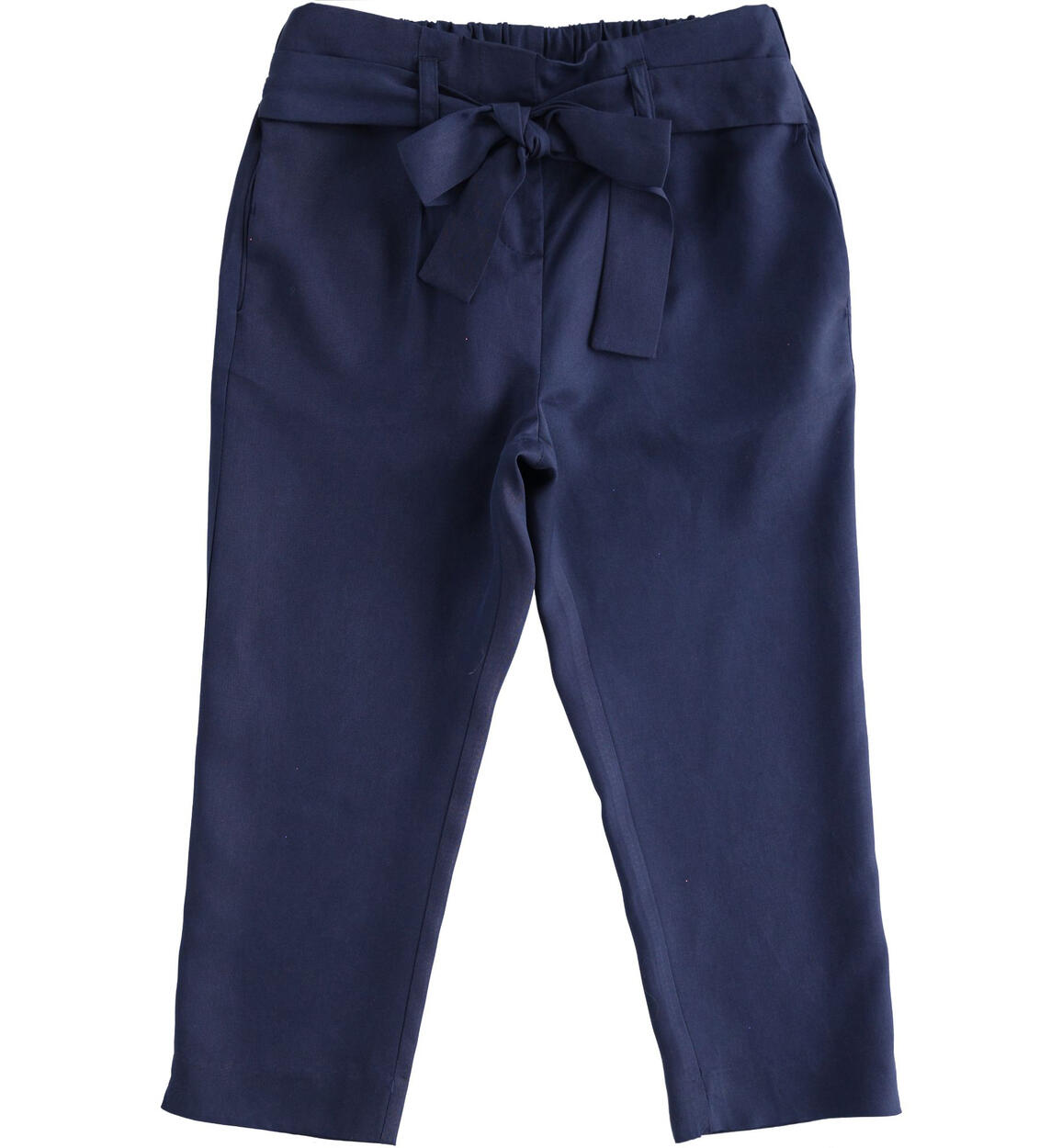 Pantalone bambina in morbido tessut lyocel BLU iDO