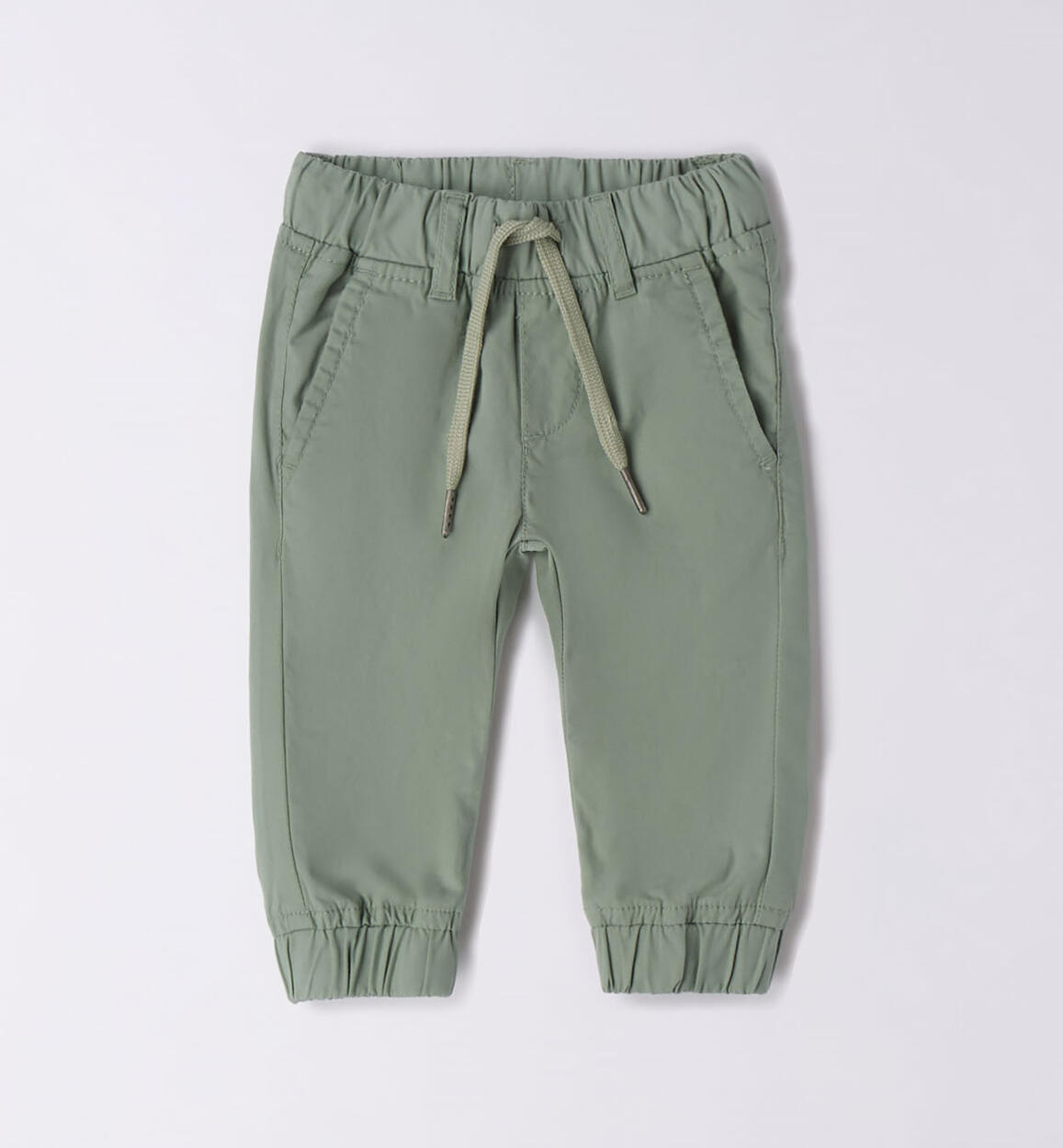 Pantalone bambino 100% cotone VERDE iDO