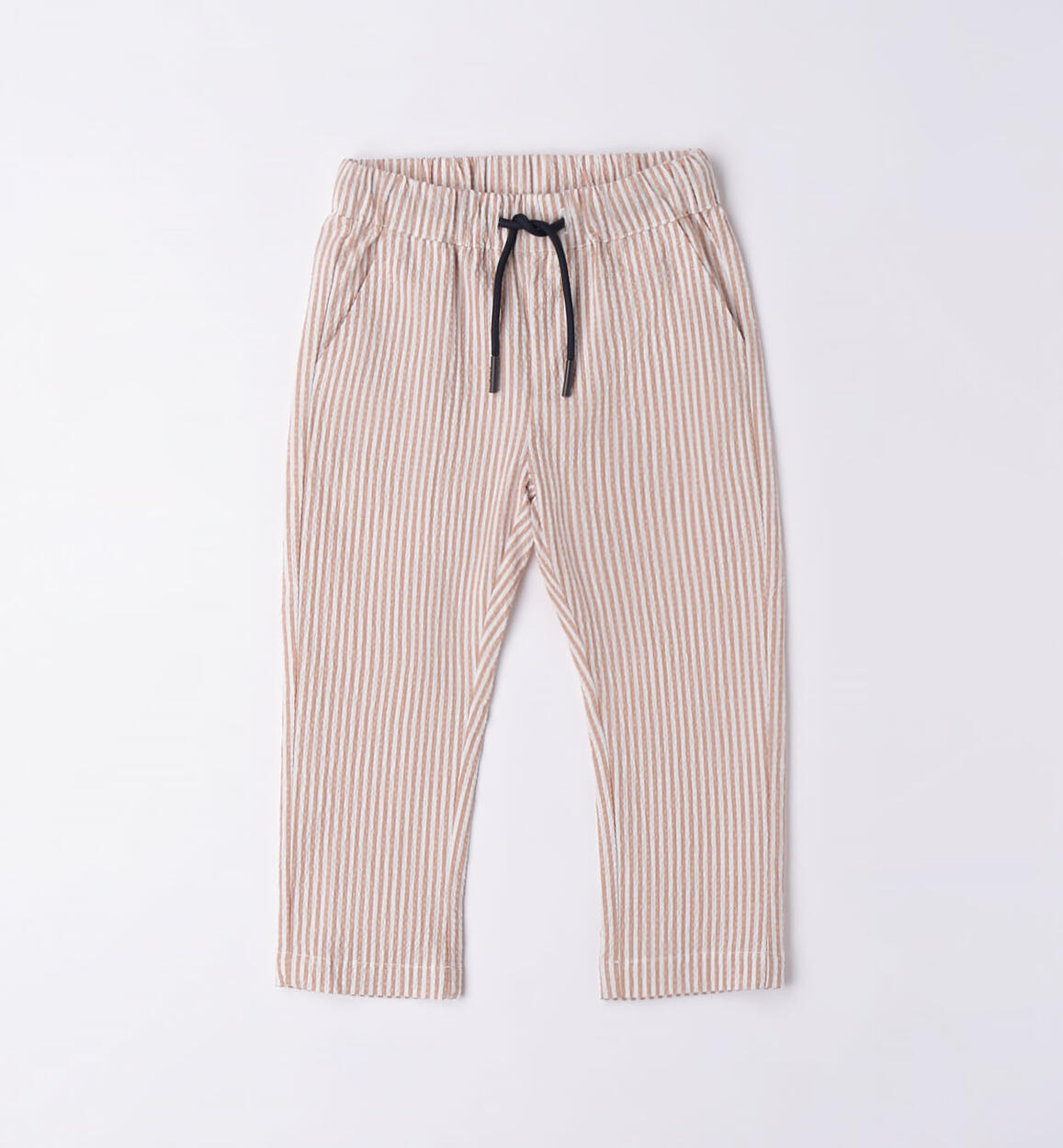 Pantalone bambino con coulisse MARRONE Sarabanda