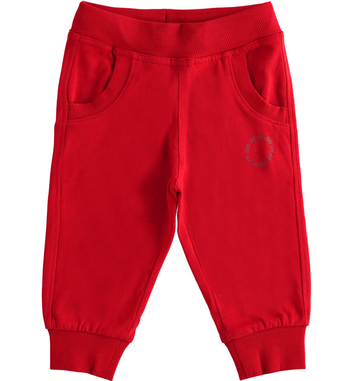 Pantalone bambino in jersey ROSSO iDO