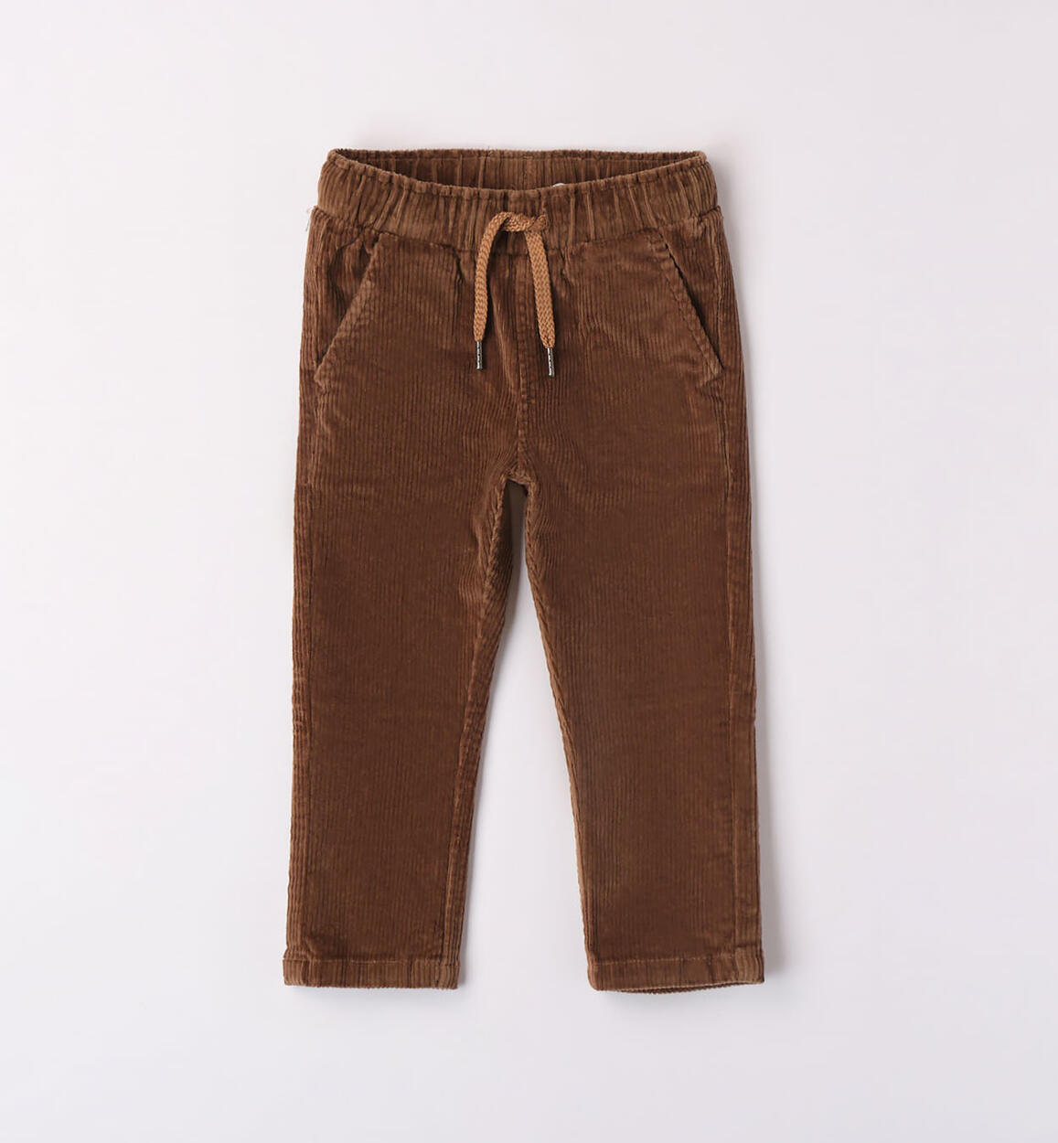 Pantalone bambino in velluto MARRONE iDO