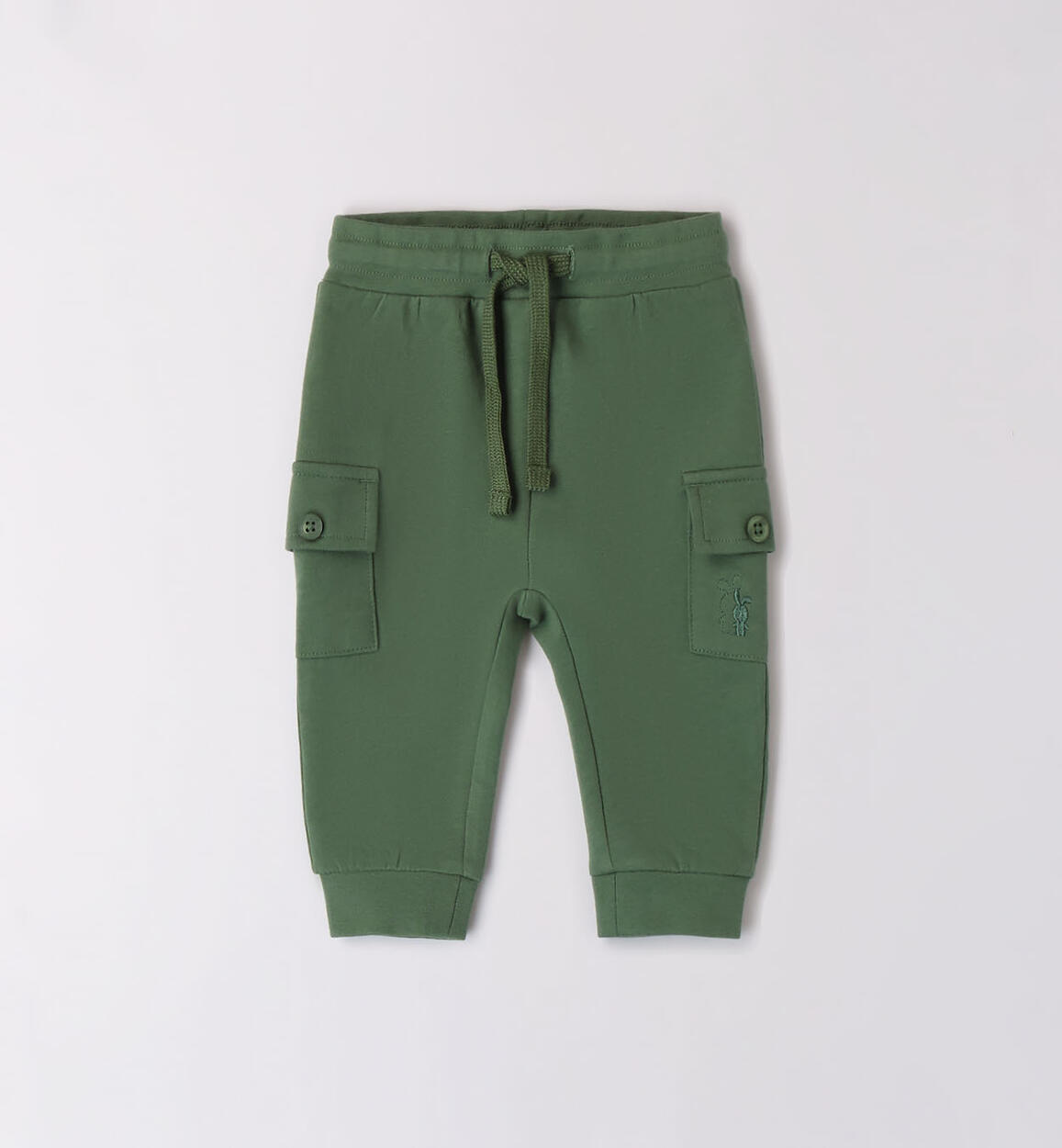 Pantalone cargo bimbo VERDE iDO