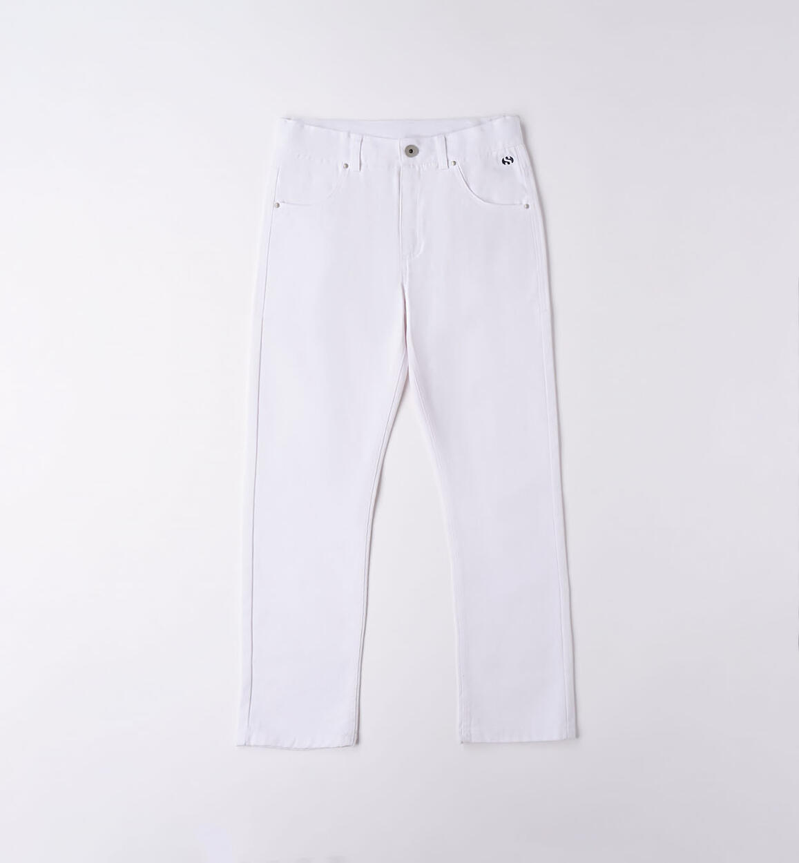 LONG WOVEN TROUSERS  WHITE SUPERGA