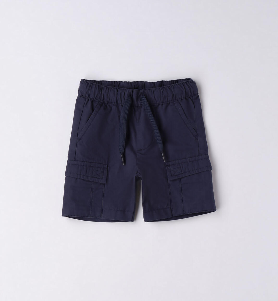 Pantalone corto 100% cotone bambino BLU Sarabanda