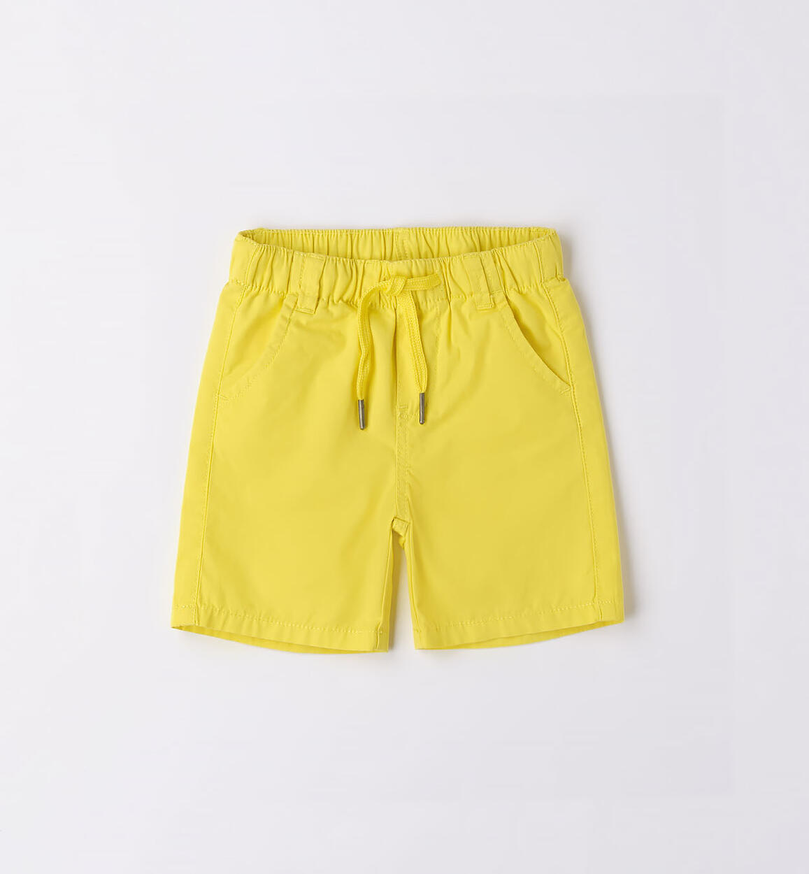 Pantalone corto bambino 100% cotone GIALLO iDO