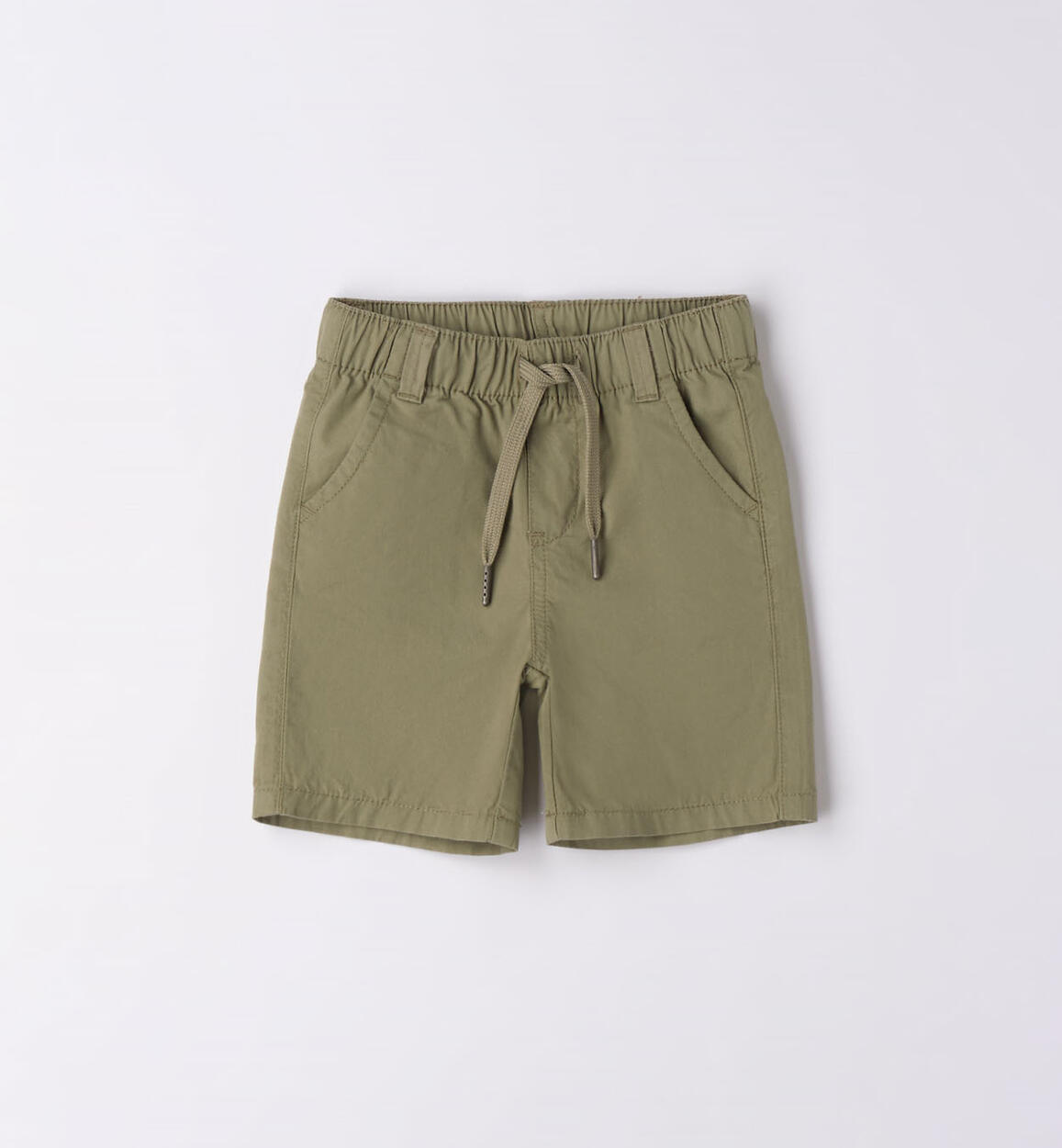 Pantalone corto bambino 100% cotone VERDE iDO