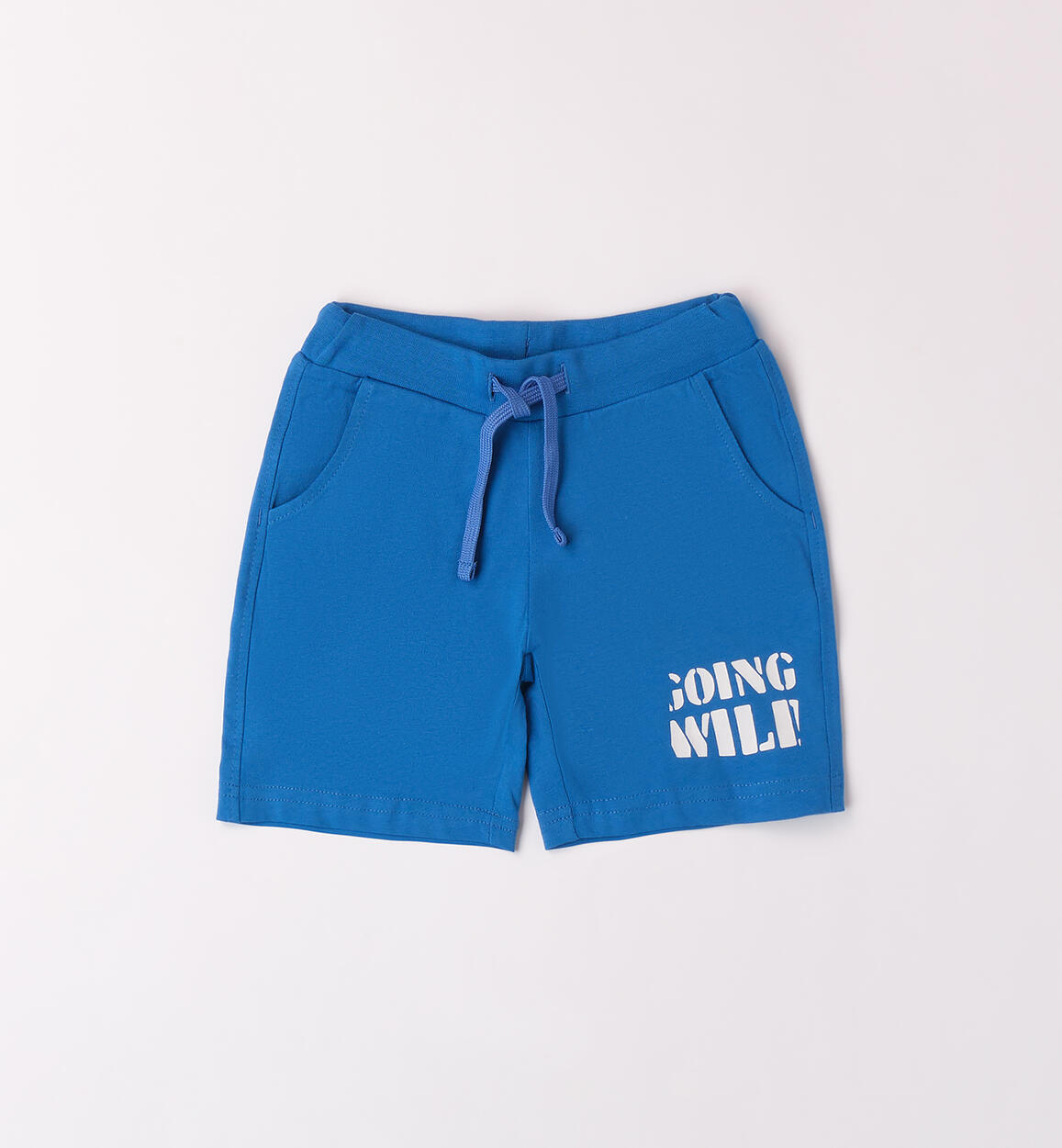 Boys' chameleon shorts LIGHT BLUE iDO