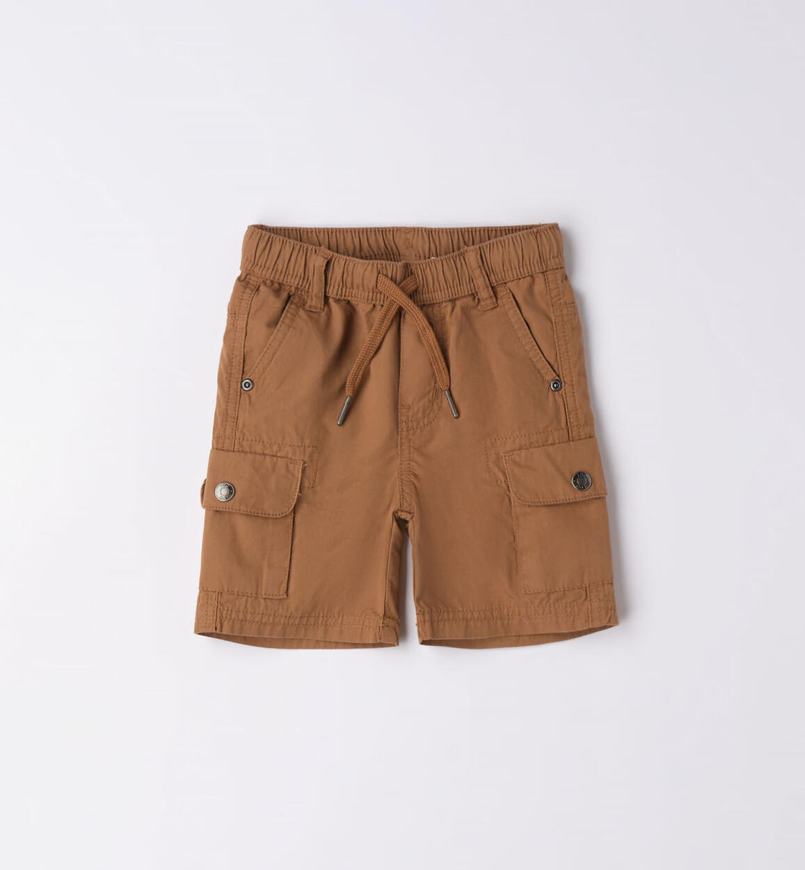 Pantalone corto cargo bambino MARRONE iDO