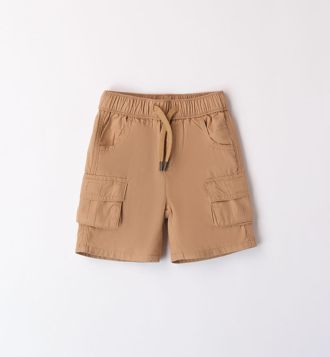 Pantalone corto cargo per bambino BEIGE iDO