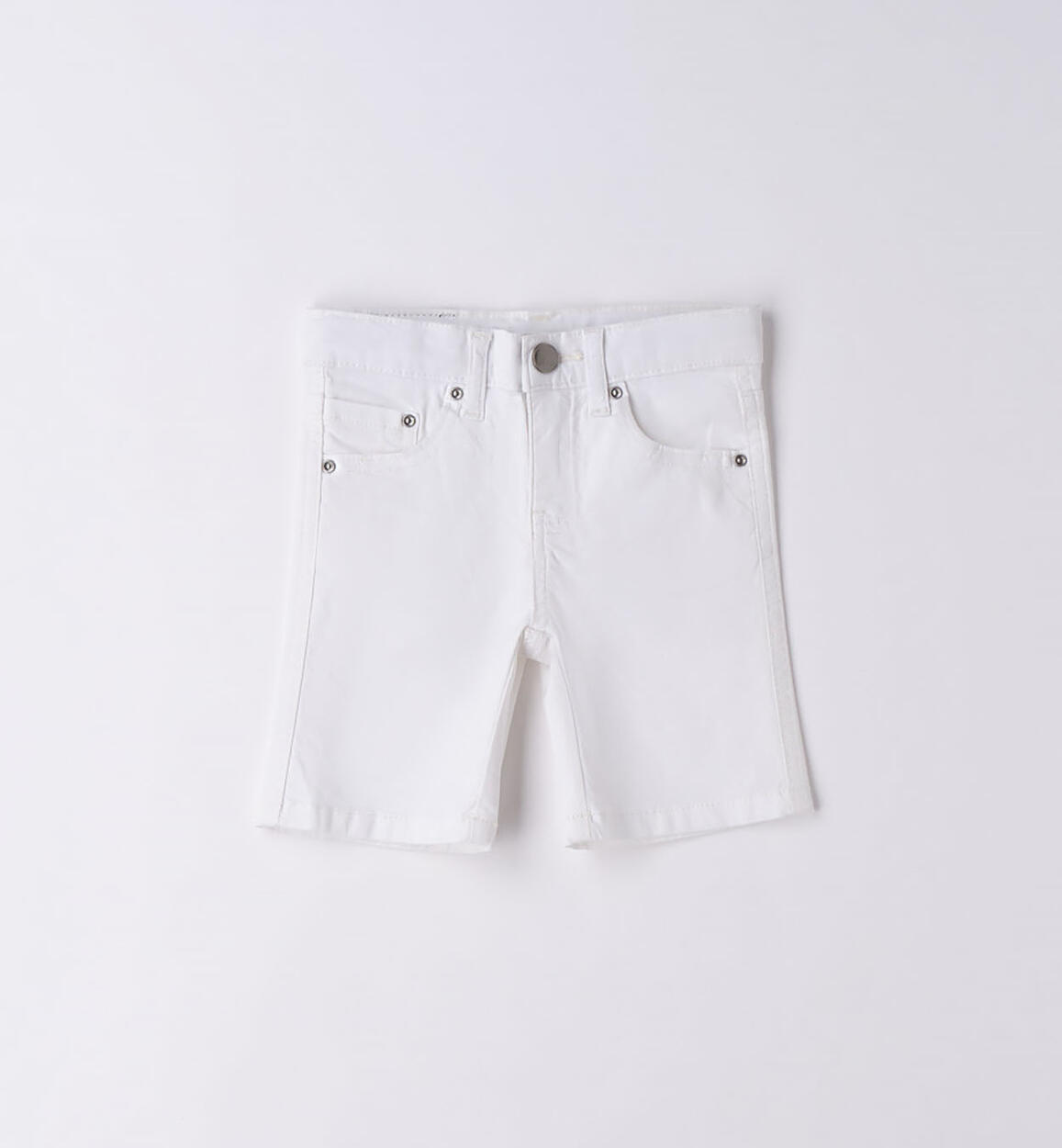 Pantalone corto cotone bambino BIANCO Sarabanda