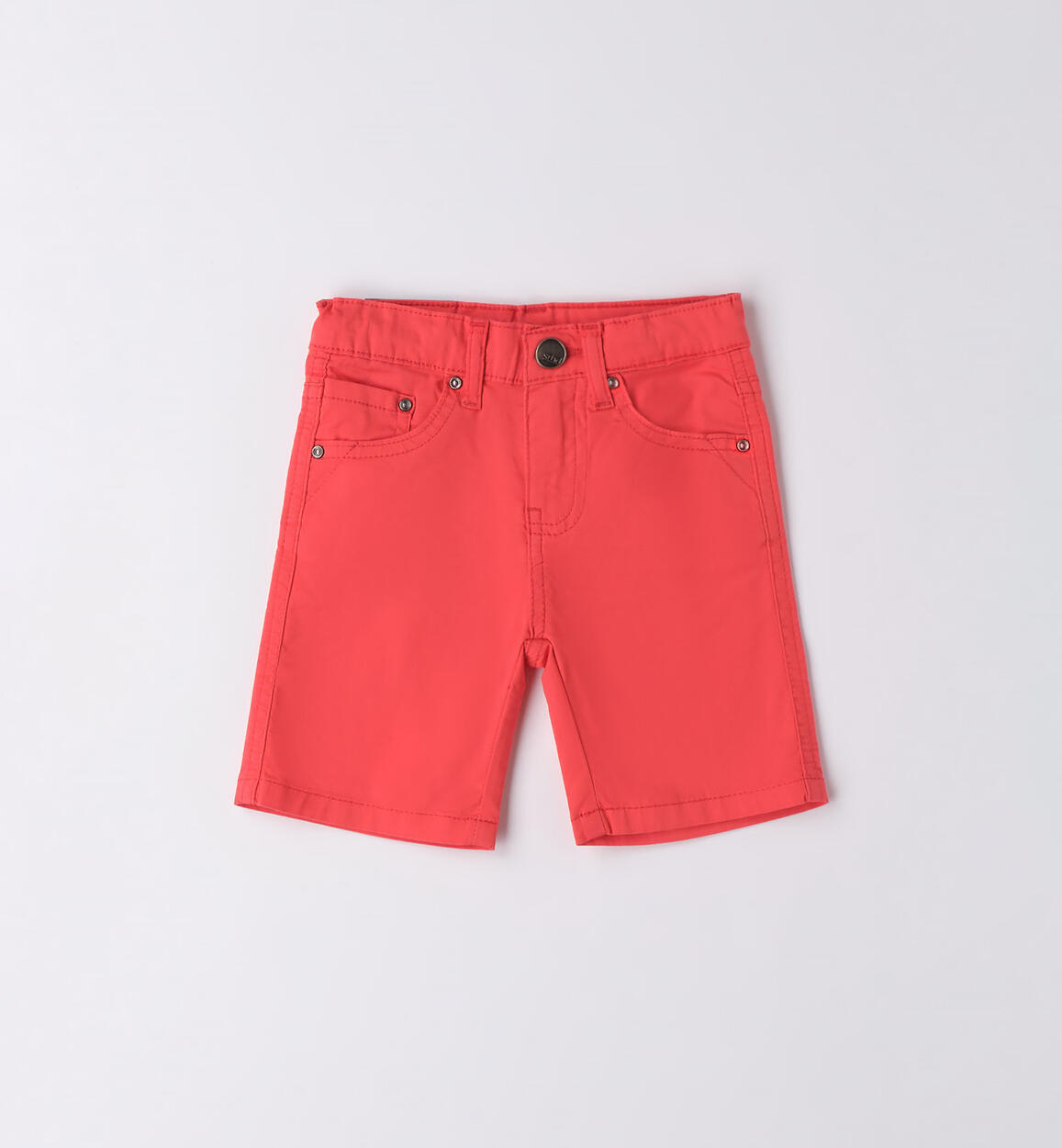 Pantalone corto cotone bambino ROSSO Sarabanda