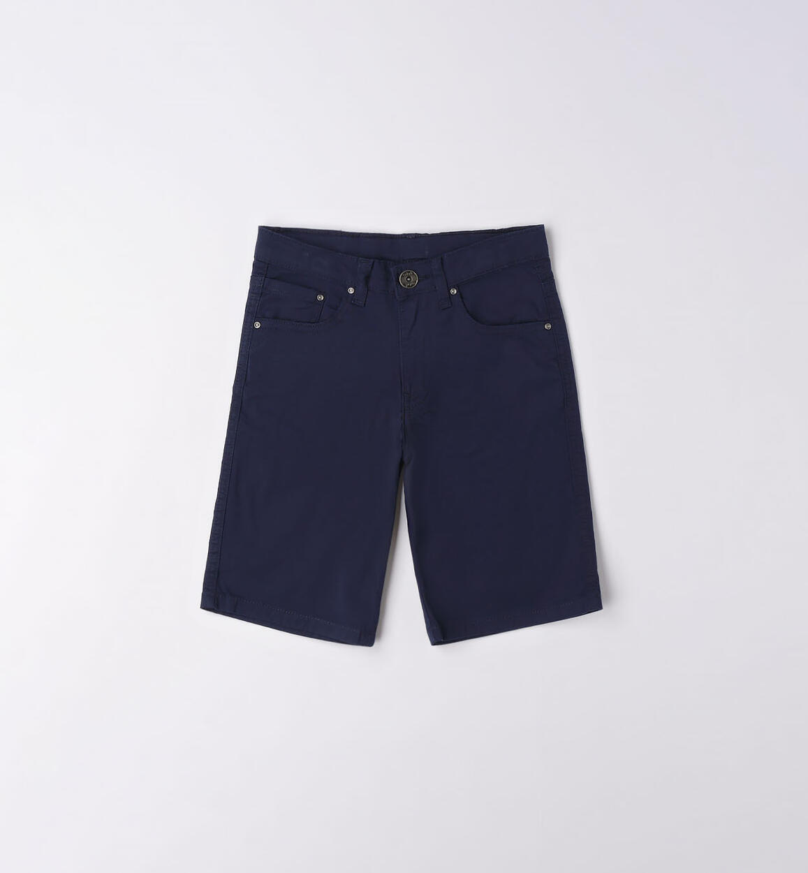 Pantalone corto cotone ragazzo BLU Sarabanda