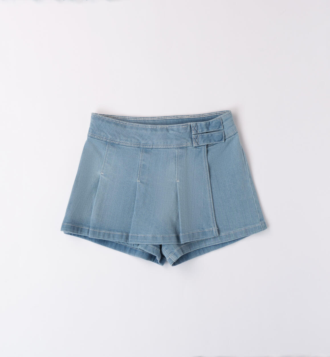 Pantalone corto in denim per ragazza BLU iDO