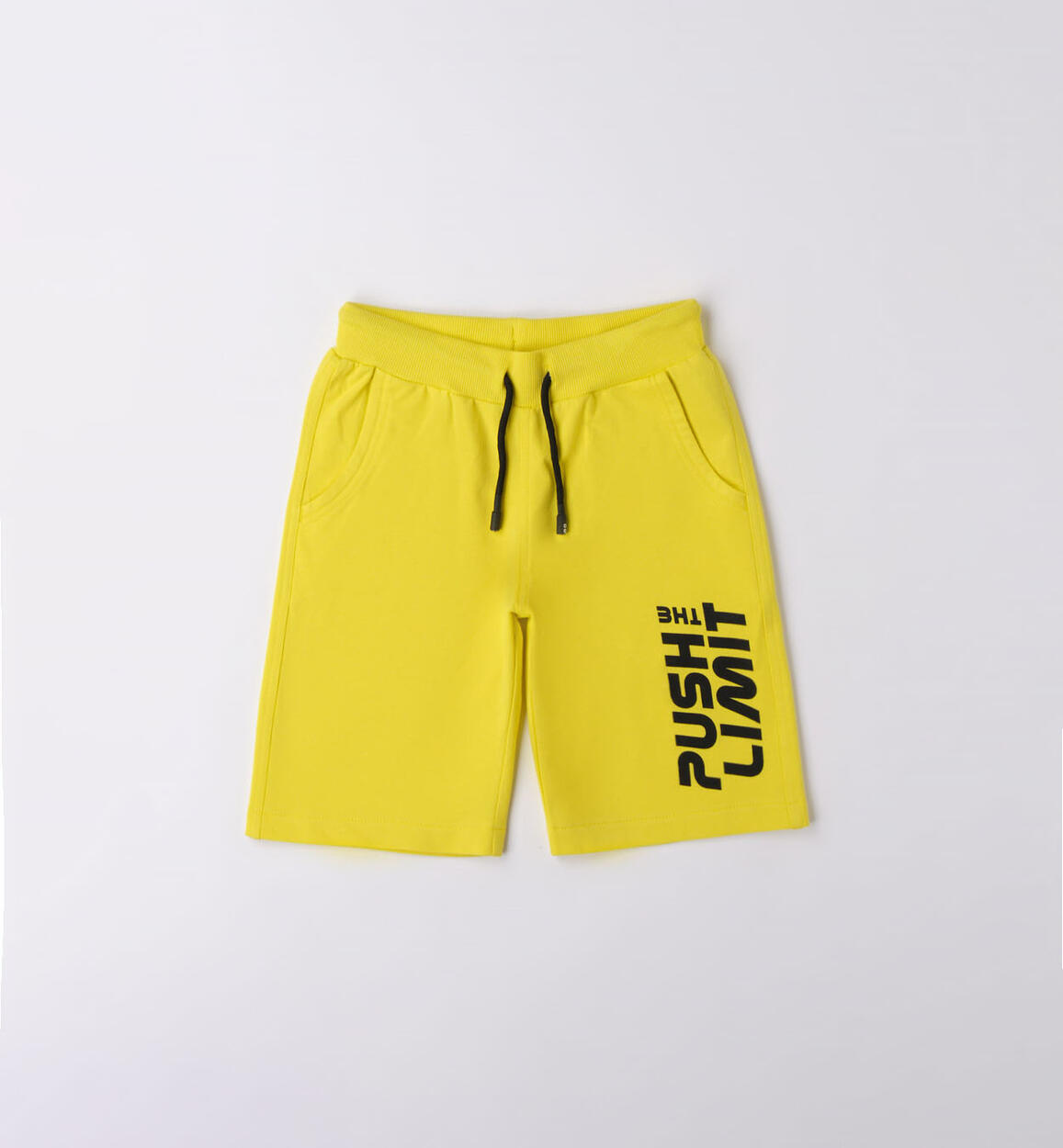 Pantalone corto in felpa ragazzo GIALLO iDO