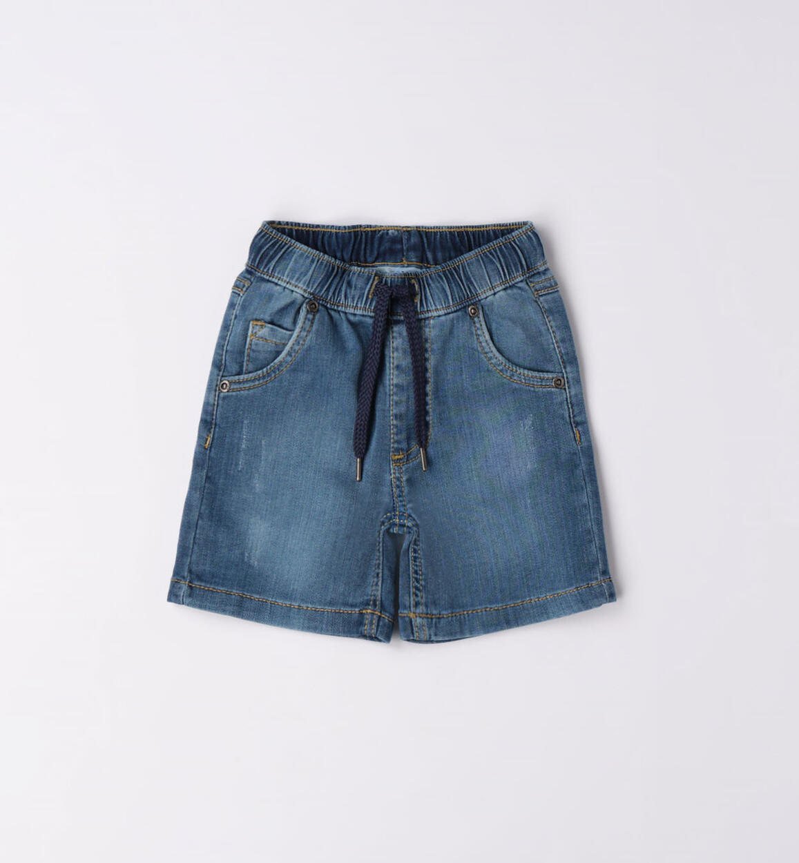 Pantalone corto in morbido jeans per bambino BLU iDO