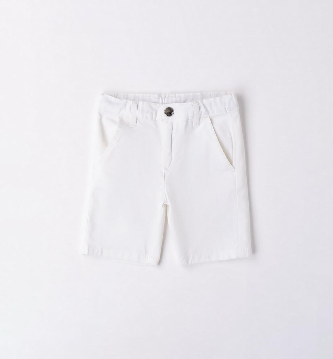 Pantalone corto in twill bambino BIANCO Sarabanda