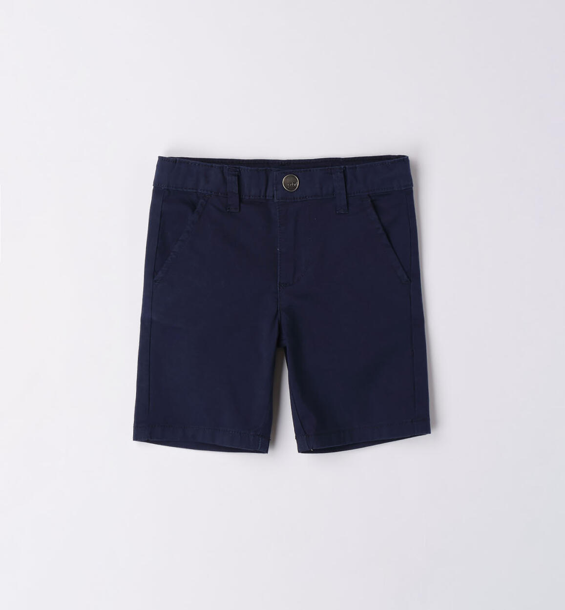 Pantalone corto in twill bambino BLU Sarabanda