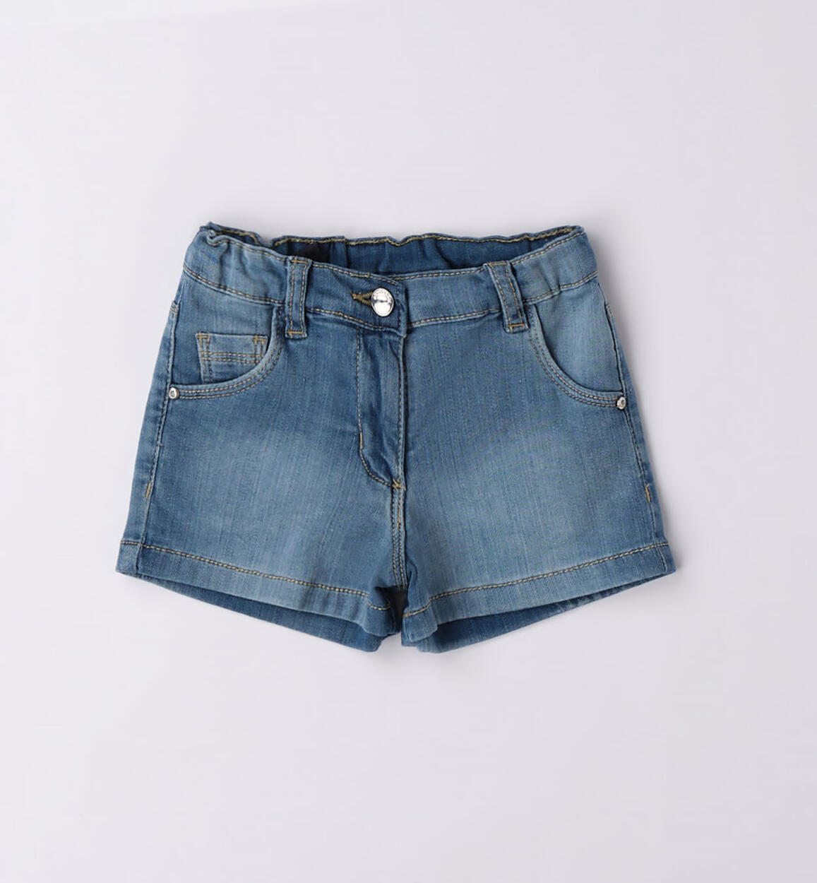 Pantalone corto jeans bambina BLU Sarabanda