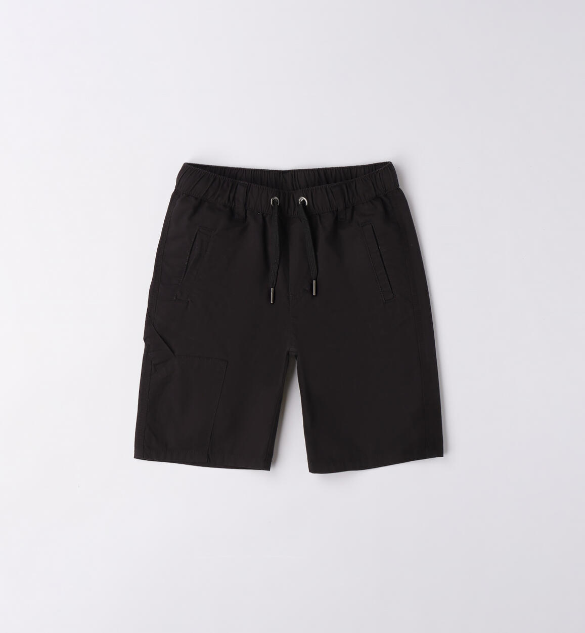 Pantalone corto joggers ragazzo NERO Sarabanda