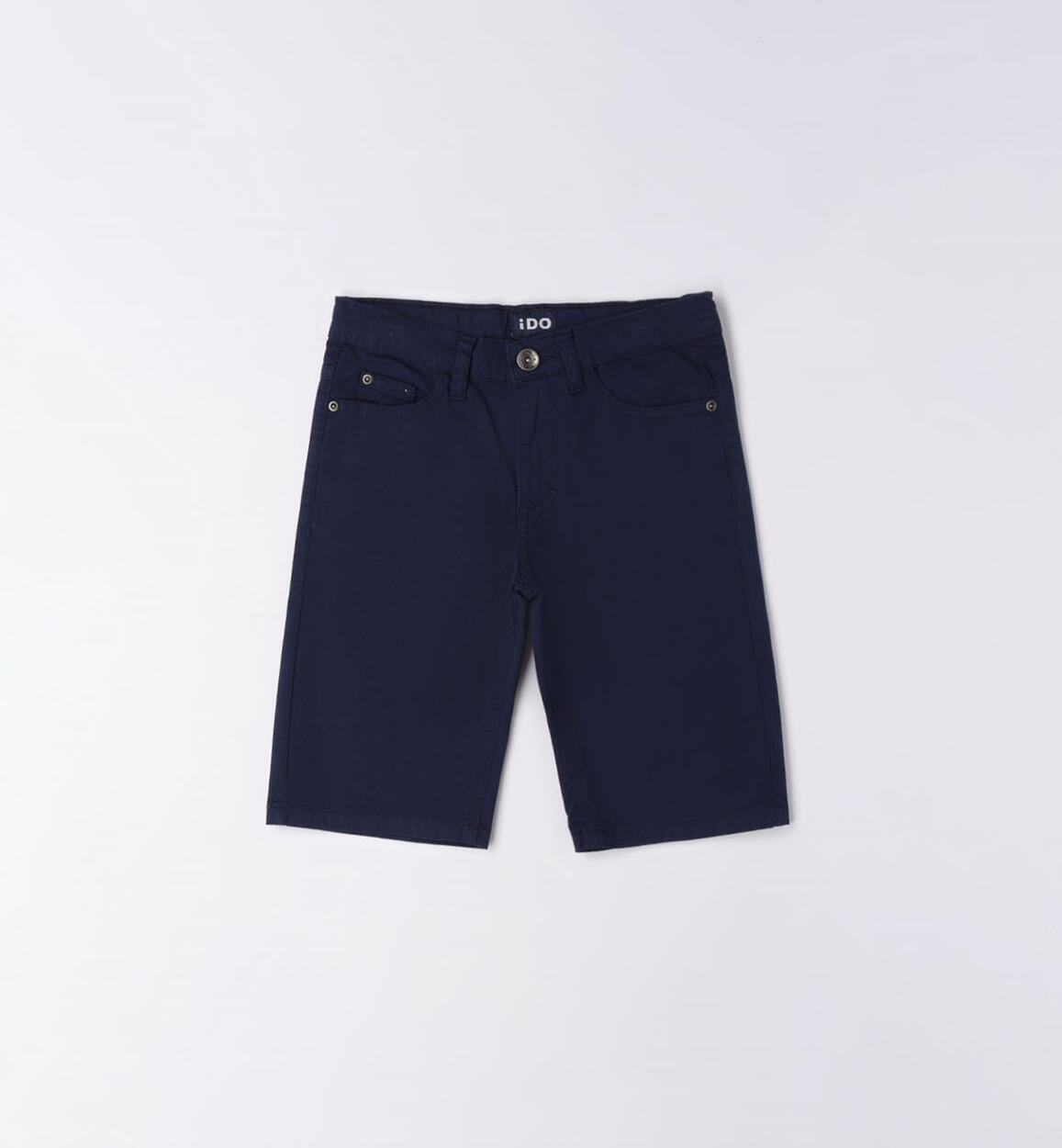 Pantalone corto ragazzo slim fit BLU iDO