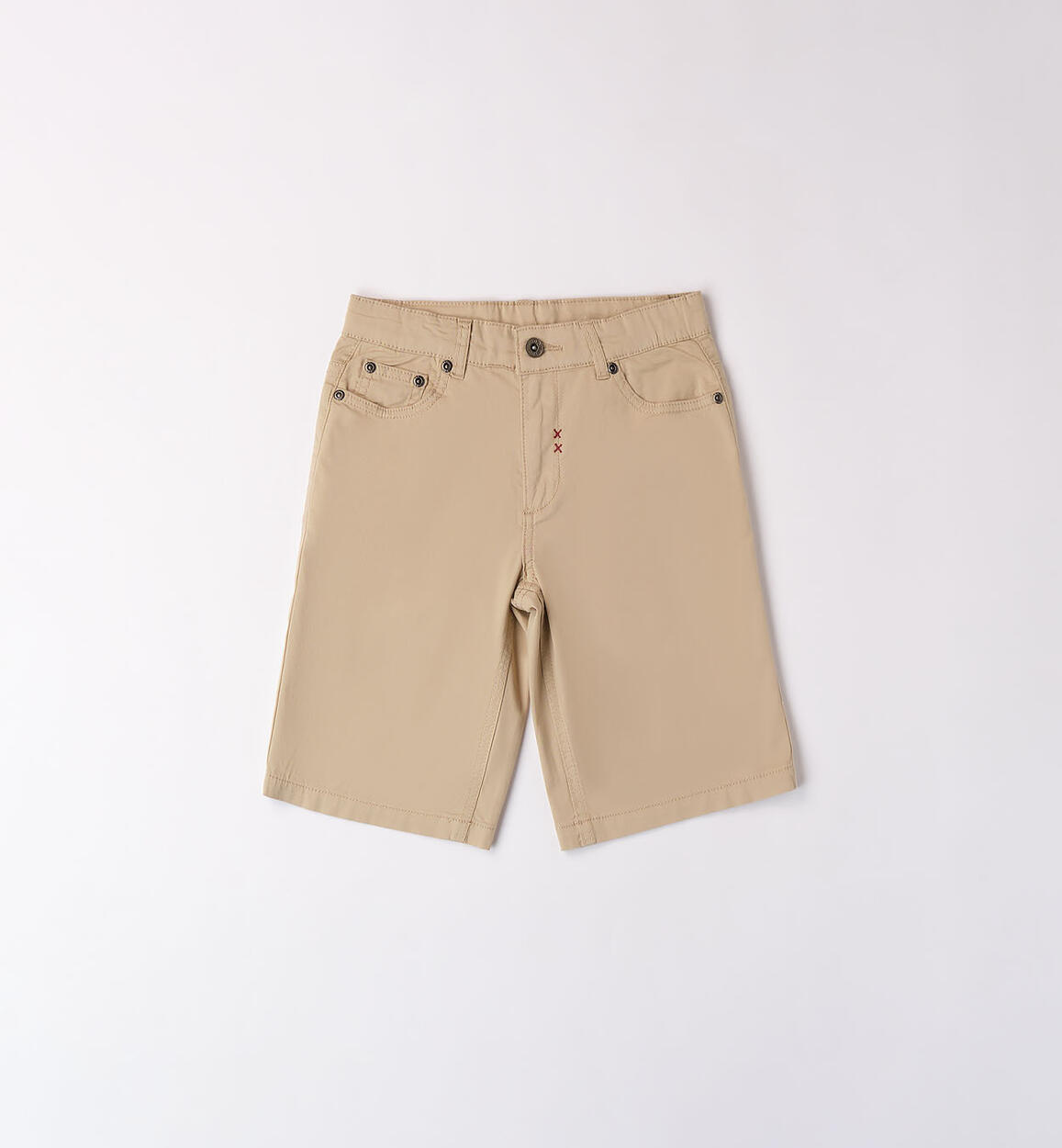 Pantalone corto regular per ragazzo BEIGE iDO