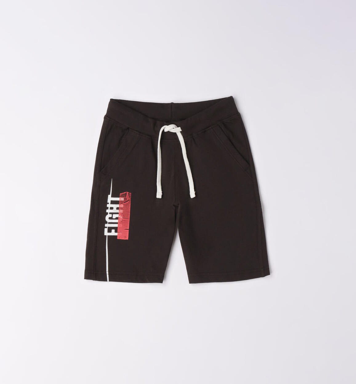 Pantalone corto sportivo ragazzo NERO iDO