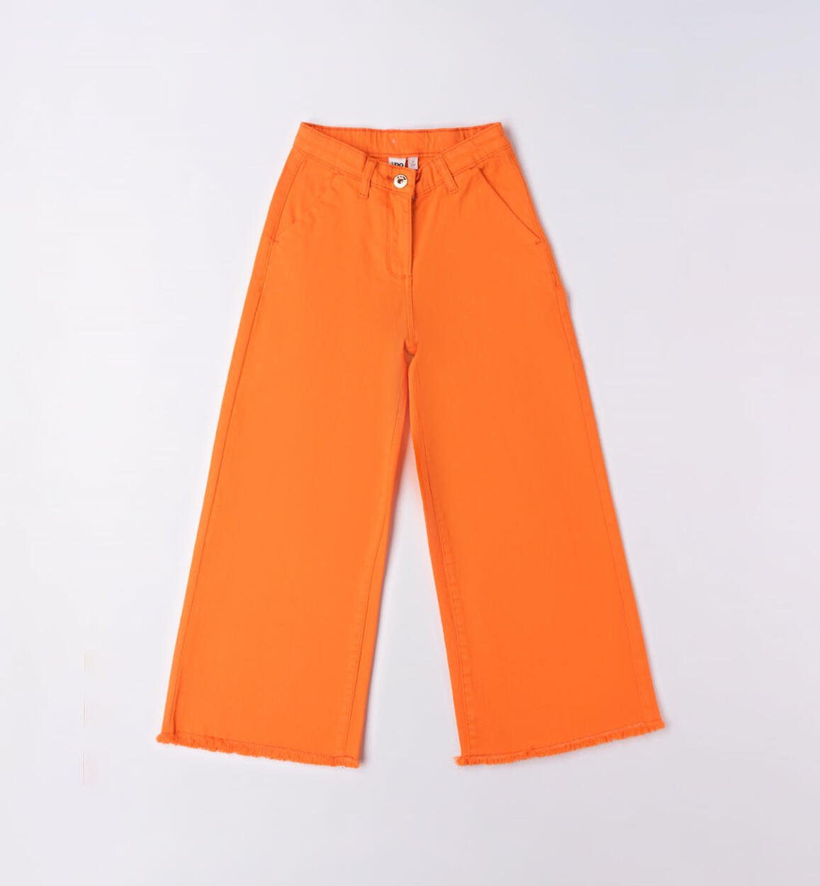 Pantalone cropped per ragazza ARANCIONE iDO