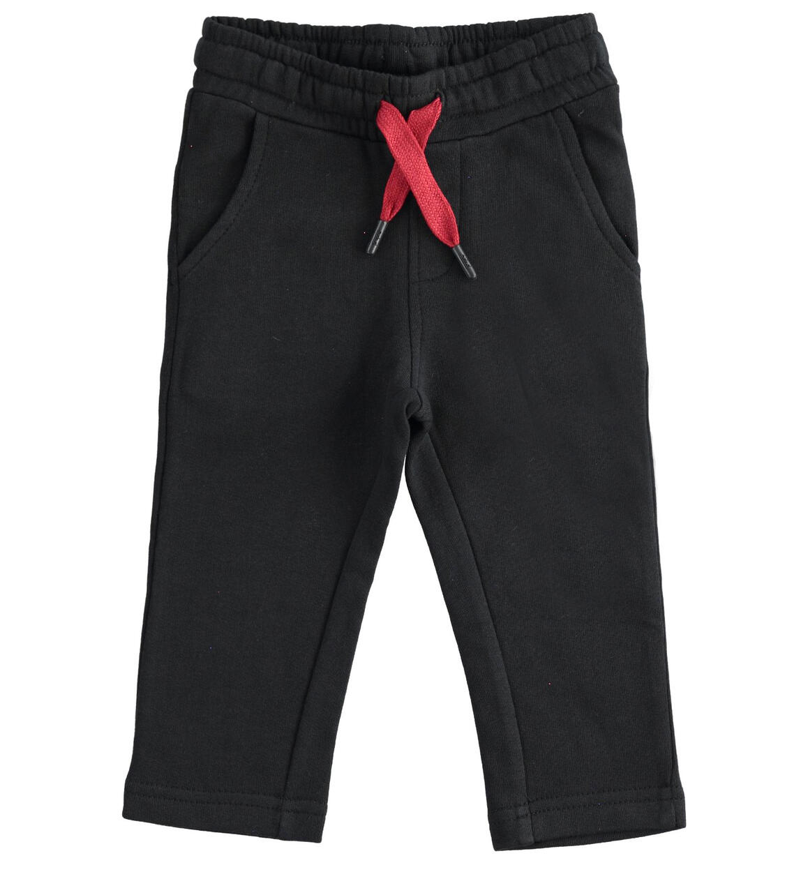 Pantalone felpato per bambino NERO Sarabanda