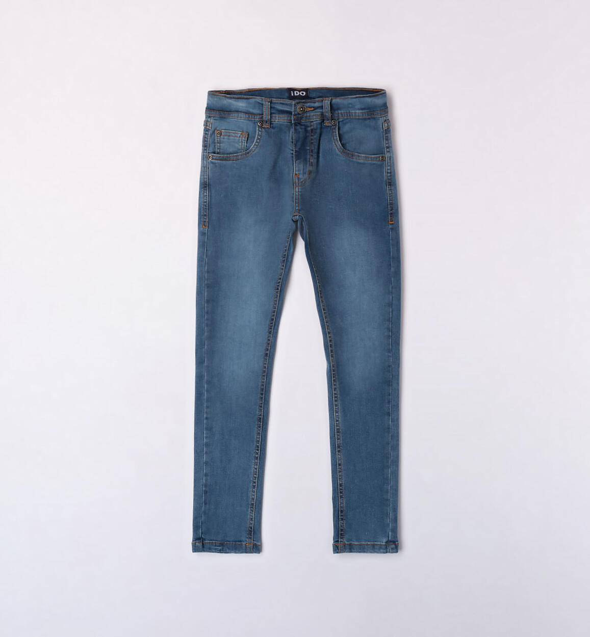 Pantalone in denim super stretch BLU iDO