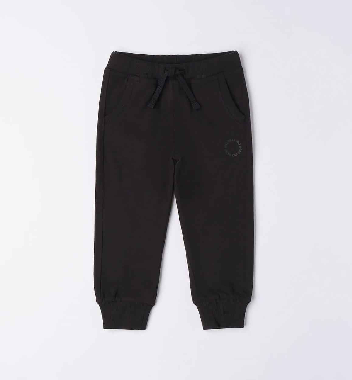 Pantalone in felpa per bambino NERO iDO