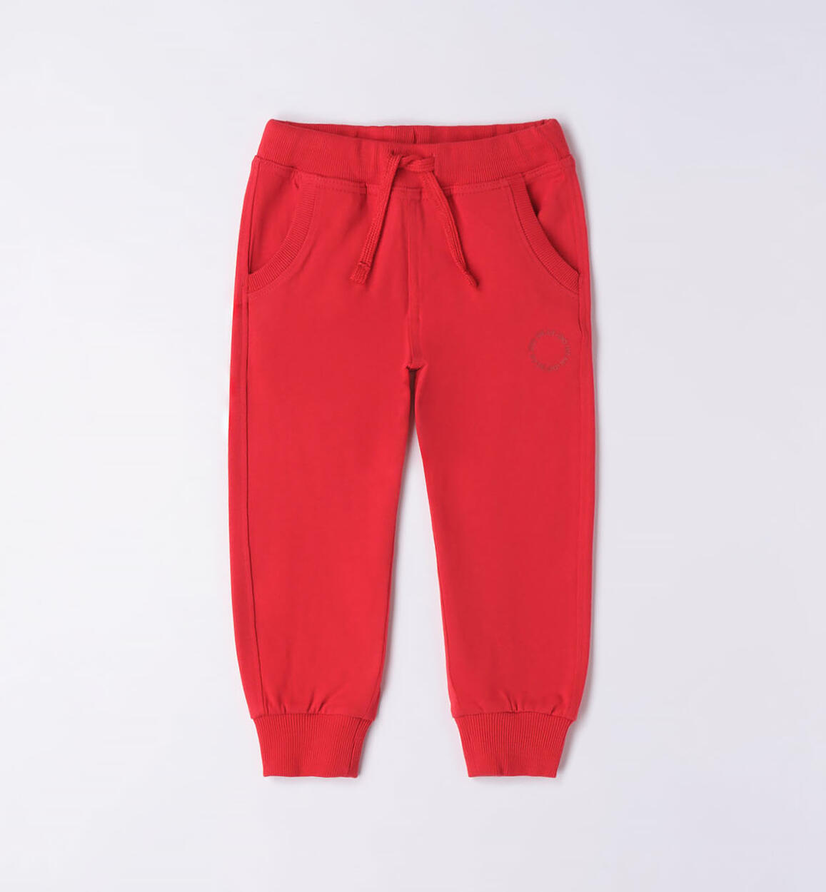 Pantalone in felpa per bambino ROSSO iDO